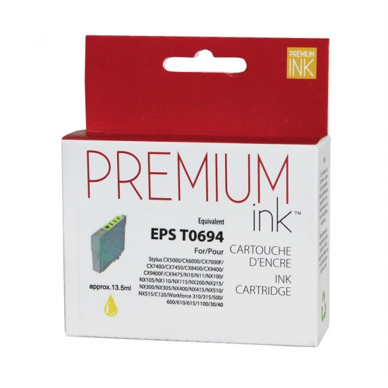 Epson T0694 Compatible Yellow Premium Ink